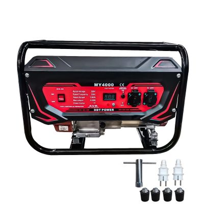 Generator pe benzina DDT MY-4000, 7.5 Cp, 4 kW, 7 h, 4 timpi