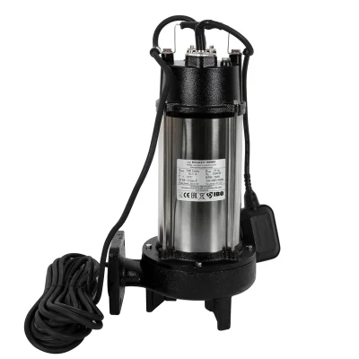 Pompa Drenaj cu tocator IBO, 1800W, debit 350 l/min, 2″, H25m, submersibila