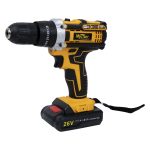 Masina de gaurit si insurubat cu 2 acumulatori Mustang cu percutie, 26 V, 10 mm, cutie transport - imagine 2