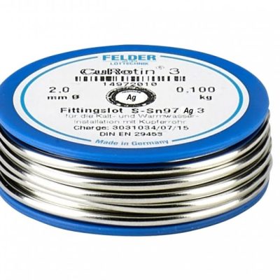 Aliaj de lipire moale 100 gr, Felder Cu Rotin 3 S-Sn97Cu3
