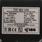Pompa Hidrofor IBO MHI1300, 1300W, 100l/min, H55m, 8m aspiratie - imagine 4