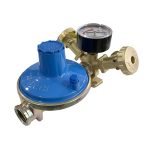 Kit Minicentralina cu regulator GPL butan propan 10 kg/h, pentru 2 butelii, racord 50cm, TECNOGAS - imagine 2