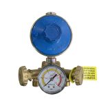 Kit Minicentralina cu regulator GPL butan propan 10 kg/h, pentru 2 butelii, racord 50cm, TECNOGAS - imagine 3