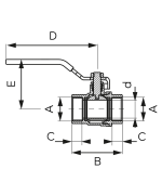 ROBINET Apa MTX Alama PN25 11/4FF - imagine 4