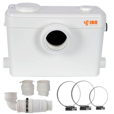 Pompa WC IBO Sanibo5, 600W, 150l/min, H9.5m,TOCATOR,100/40/40int+1iesire40, Demisol, 220V