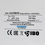Pompa WC IBO Sanibo5, 600W, 150l/min, H9.5m,TOCATOR,100/40/40int+1iesire40, Demisol, 220V - imagine 5