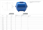 Vas de expansiune, pentru apa rece, 100 L, Hidrofor AQUASYSTEMS - imagine 2