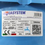 Vas de expansiune, pentru apa rece, 50 L, Aquasystem - imagine 4