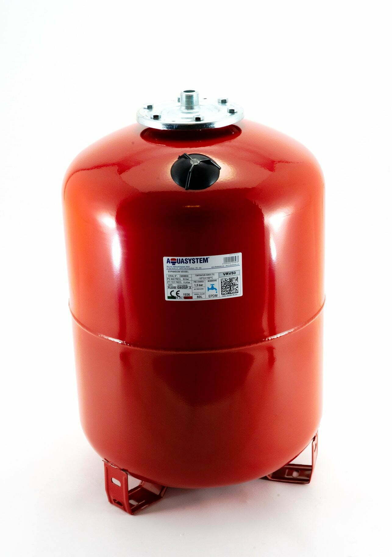 vrv50 Vas Expansiune Vertical 50l cu suport Termic / Hidrofor AQUASYSTEMS - imagine 1